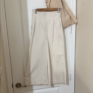 H&M Cream Wide Leg Pants
